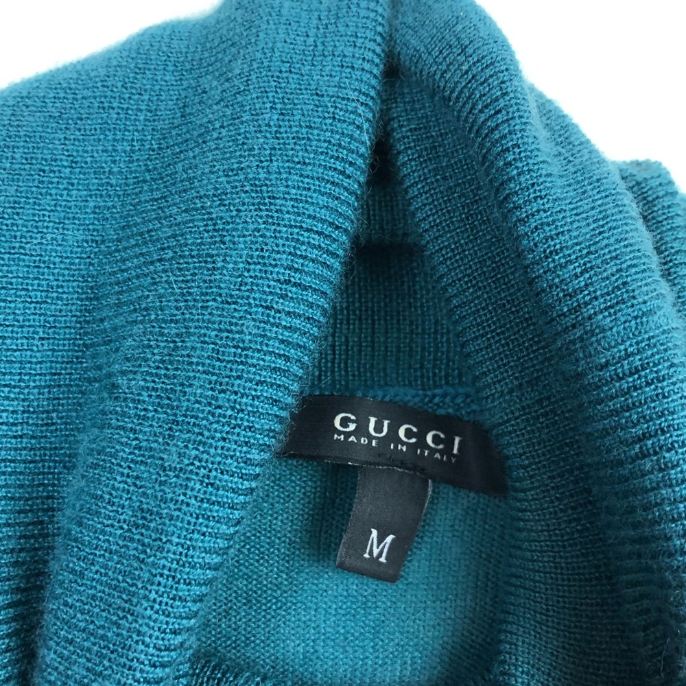 Gucci Two Toned Turtleneck Knit Sweater - Picture 4 of 9